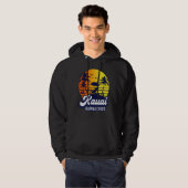 Kauai Hawaii 2023 Hawaiian Sunset Beach Retro Hoodie (Vorne ganz)