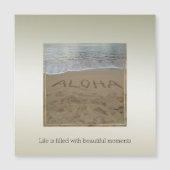 Kauai Hawaii Aloha Beach Beautiful Moments Magnetkarte (Vorderseite)