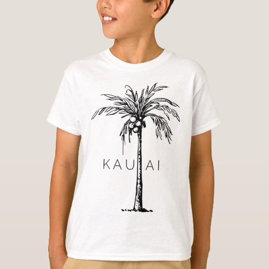 Kauai Hawaii ALOHA von der Insel. Feel the Aloha T-Shirt (Vorderseite)