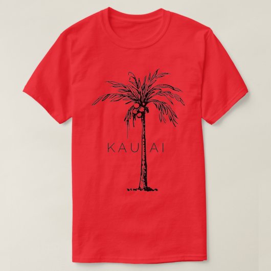Kauai Hawaii ALOHA von der Insel T-Shirt (Design vorne)