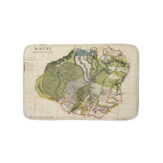 Kauai, Hawaii Badematte (Vorderseite)