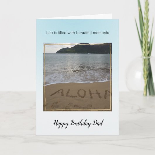 Kauai Hawaii Beach Beautiful Moments Card Karte (Vorderseite)