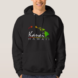 KAUAI Hawaii (beunruhigter Entwurf) Hoodie