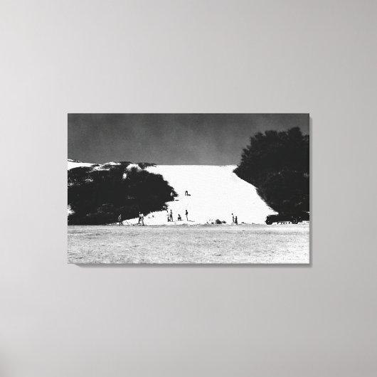 Kauai, Hawaii - Blick auf die Barking Sands Leinwanddruck (Vorderseite)