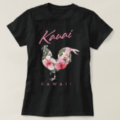 Kauai Hawaii Blume Hibiskus Chicken Lover Souveni T-Shirt (Design vorne)