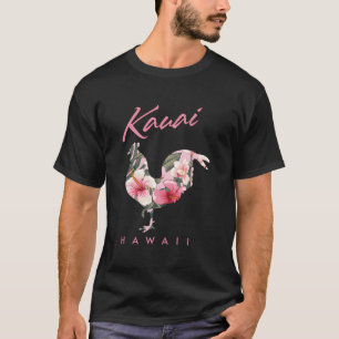 Kauai Hawaii Blume Hibiskus Huhn T-Shirt