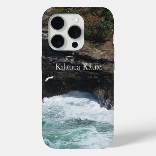 Kauai Hawaii Cliffs bei Kilauea Ocean Case-Mate iPhone Hülle (Rückseite)