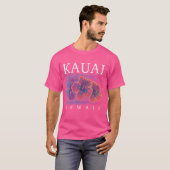 Kauai Hawaii Hawaii Hibiskus Blume Surfer Souv T-Shirt (Vorne ganz)