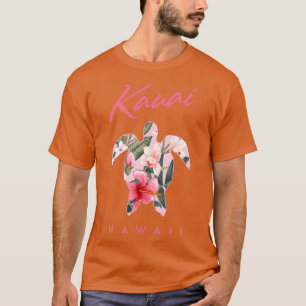 Kauai Hawaii Hibiskus Blume Sea Turtle TShirt 3