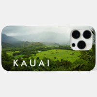Kauai, Hawaii Hills Landscape Scene w/ text
