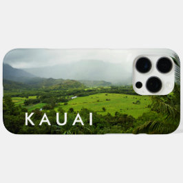 Kauai, Hawaii Hills Landscape Scene w/ text iPhone 16 Pro Max Hülle
