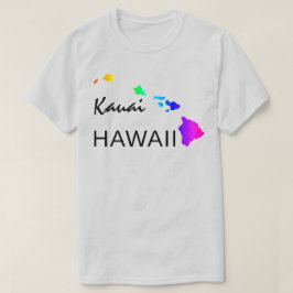 KAUAI - HAWAII INSELN NEON RAINBOW T-Shirt