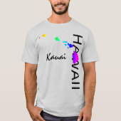 KAUAI - HAWAII INSELN NEON RAINBOW T-Shirt (Vorderseite)