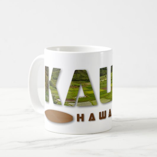 Kauai, Hawaii Kaffeetasse (Vorderseite Links)