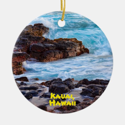 Kauai Hawaii Keramik Ornament (Vorne)