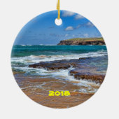 Kauai Hawaii Keramik Ornament (Hinten)
