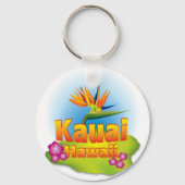 Kauai, Hawaii Key Chain Design Schlüsselanhänger (Vorderseite)