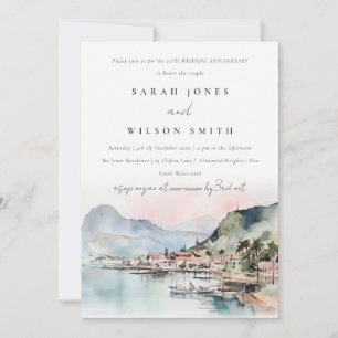 Kauai Hawaii Landschaft Hochzeit Jubiläum  Einladung