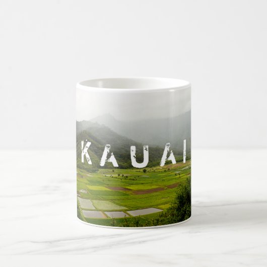Kauai, Hawaii Landschaft Szene Kaffeetasse (Mittel)