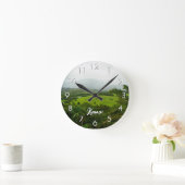 Kauai, Hawaii Landschaftsszene Runde Wanduhr (Zuhause)