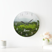 Kauai, Hawaii Landschaftsszene Runde Wanduhr (Zuhause)