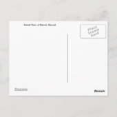 Kauai, Hawaii, Luftaufnahme Postkarte (Rückseite)