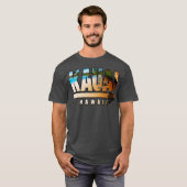 Kauai Hawaii mit hawaiianischen Inseln T-Shirt (Vorne ganz)