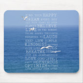 Kauai Hawaii Ocean Birds Inspirationsstiteln Mousepad (Vorne)