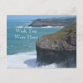 Kauai Hawaii Ocean Kilauea Postkarte (Vorderseite)