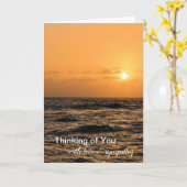 Kauai Hawaii Ocean Sunset Karte (Gelbe Blume)