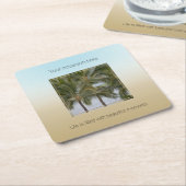Kauai Hawaii Palm Trees Beautiful Moments Rechteckiger Pappuntersetzer (angewinkelt)