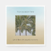 Kauai Hawaii Palm Trees Beautiful Moments Serviette (Vorderseite)