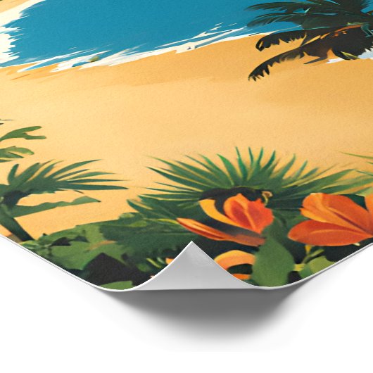 Kauai Hawaii Poster (Ecke)