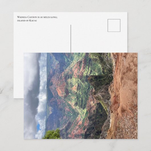 Kauai Hawaii Postkarte (Vorne/Hinten)