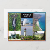Kauai Hawaii Postkarte (Vorne/Hinten)