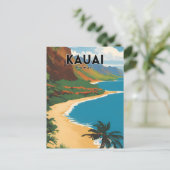 Kauai Hawaii Postkarte (Stehend Vorderseite)