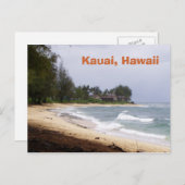 Kauai, Hawaii Postkarte (Vorne/Hinten)