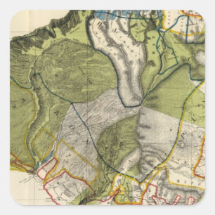 Kauai, Hawaii Quadratischer Aufkleber