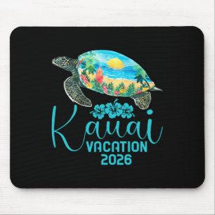 Kauai Hawaii Reise 2026 Meeresschildkröte Sommerur Mousepad