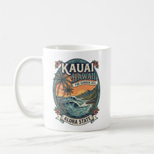 Kauai Hawaii Strandurlaub Reise Hawaiian Aloha  Kaffeetasse