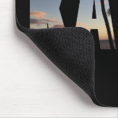 Kauai, Hawaii Sunset mit Palmen Mousepad (Ecke)