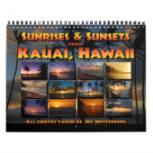 Kauai, Hawaii Sunsets & Sunrise Calendar Kalender (Titelbild)