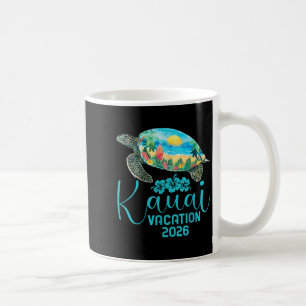 Kauai Hawaii Trip 2026 Sea Turtle Summer Vacation Kaffeetasse