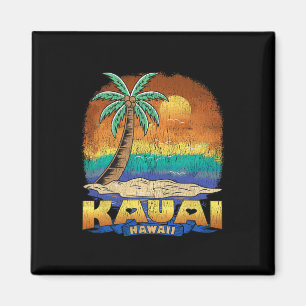 Kauai Hawaii Vintag Distressed Souvenir Magnet