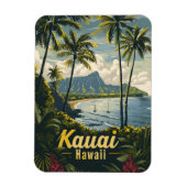 Kauai Hawaii Vintag Magnet (Vertikal)