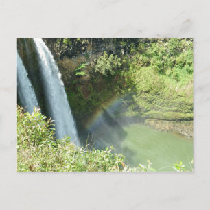 Kauai Hawaii WailuaFalls Postkarte
