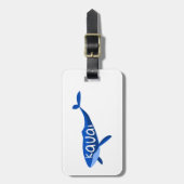 Kauai Hawaii Whale Gepäckanhänger (Vorderseite vertikal)