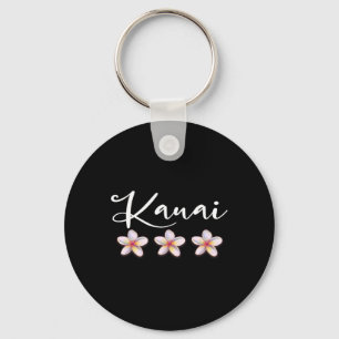 Kauai Hawaiian Plumeria Urlaub Luau Hemd Schlüsselanhänger