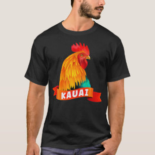 Kauai Hühner T-Shirts Hahn im Vintage-Stil Garten