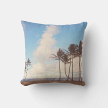 Kauai Island Palms Outdoor Throw Kissen